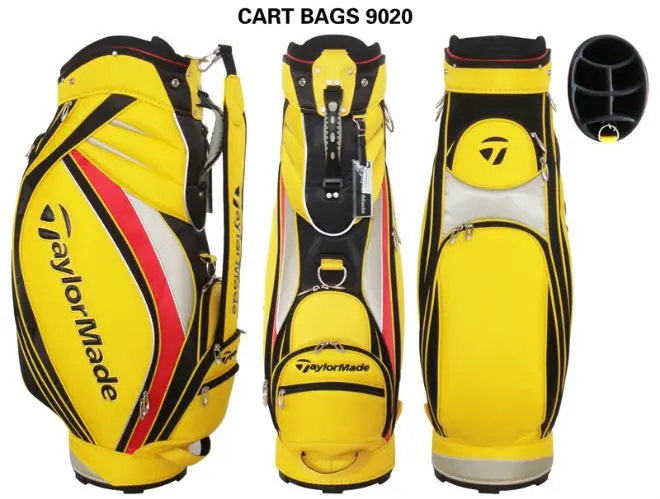custom sizes make xiamen high quality smart junior new style white antique leather golf cart bags