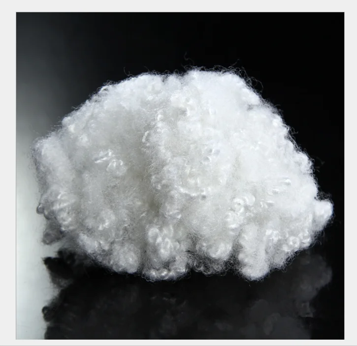 100% Polyester Recycled HCS Polyester Staple Fiber for toys filling Polyester Fiber Manufacturers and Suppliers