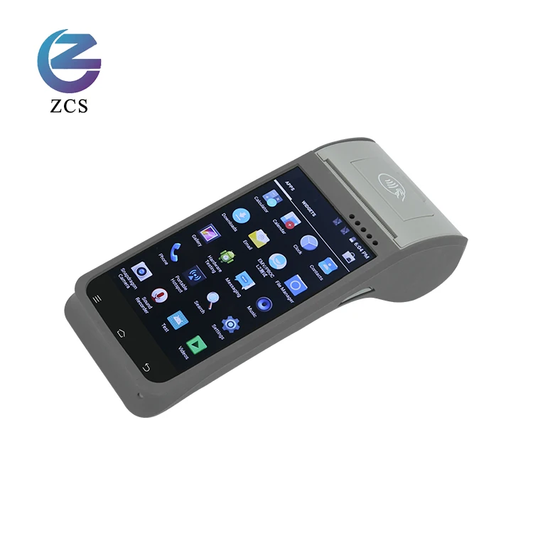  Портативный Умный POS-терминал Android с 4G WIFI Bluetooth сканер штрих-кода термальный принтер PDA