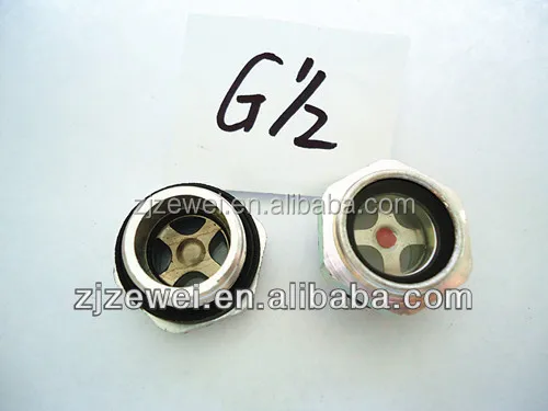 oil level sight glass G 1/2 and NPT 1/2