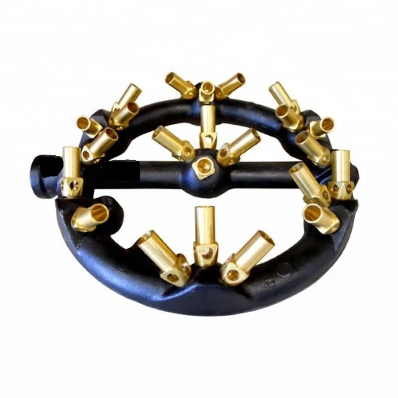 Китайский диапазон Wok JB23, медные наконечники, чугунная газовая горелка пропана