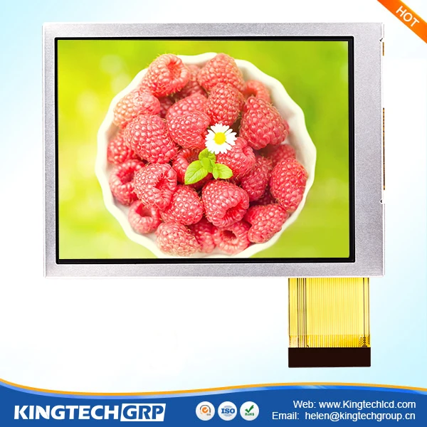 custom 3.5 inch 40-pin transflective tft lcd display 640X480 / 480x640
