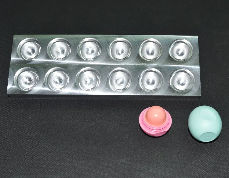 
Mould maker regular 3pcs split type 12 cavities aluminium lipstick mould machine, plastic injection lipstick mold 