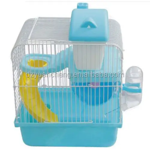 pink hamster cage accessories cheap small mouse rat pet cage for sale with drinker feeders breeding