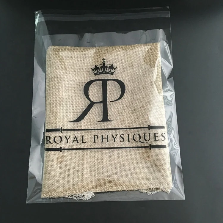 Clear Self Adhesive Packing Plastic Opp Poly Bag Custom printing Clothing