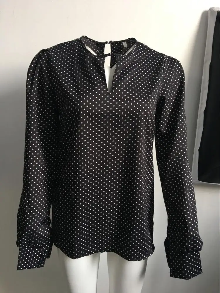 Spring Summer New Arrival Women Tops Casual O-Neck Long Sleeves Blouses