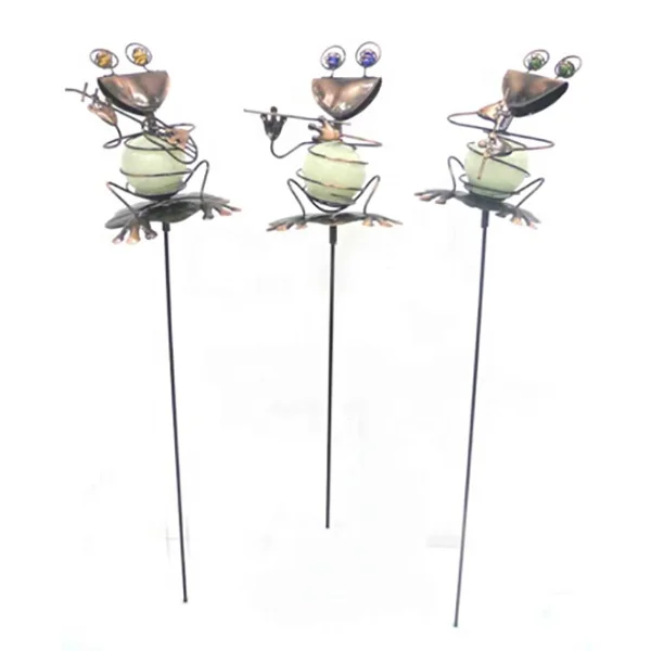 Bees Garden Stake Metal Garden Decorations Metal Yard Animals