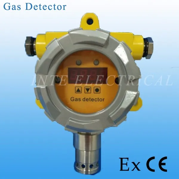 Industrial fixed online HF gas leak detector hydrogen fluorid Sensor with 4-20mA output