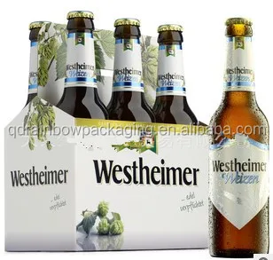 
Rainbow packaging 6 PACK/BOTTLE BEER CARRIER BOX <span style=