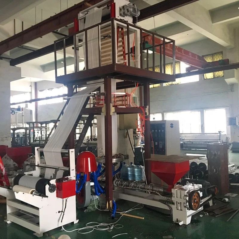 High Speed Recycled LDPE/HDPE Biodegradable/PVA/PLA Blown Extrusion Plastic Film Extruder Machine