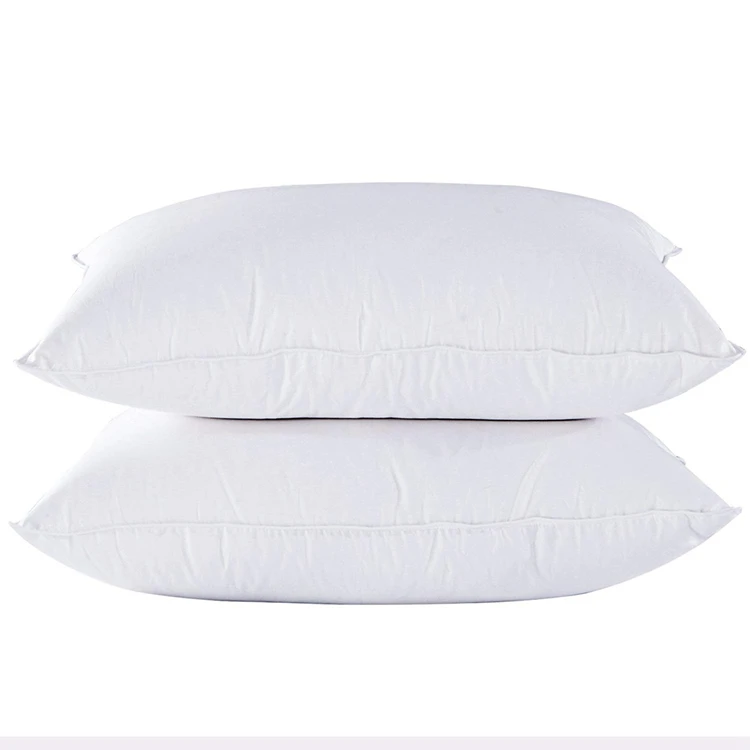 White superior hotel 70% goose down 30% feather bed sleeping pillow