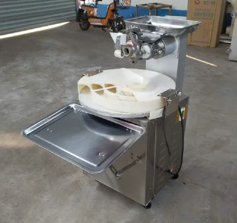 automatic pizza dough ball moulder maker cutter making divider rounder cutting machine