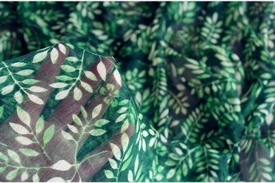 Online Terry Ombre Silk Chiffon/Satin Fabric