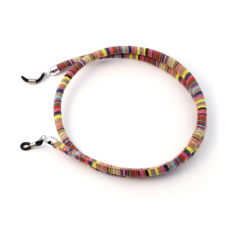 Ethnic style Color coarse cotton glasses rope anti-dropping glasses rope sunglasses neck cord