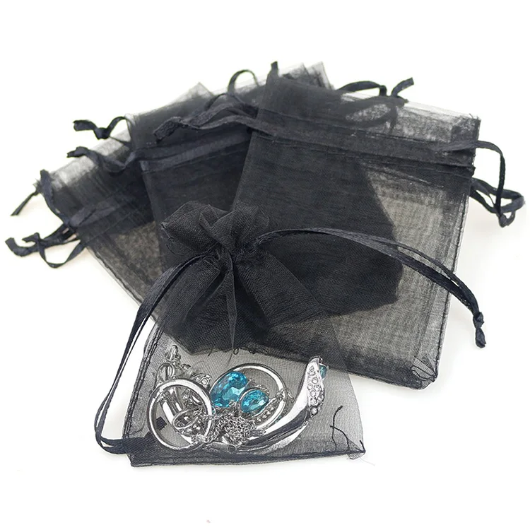 Подарочный мешок из органзы на шнурке