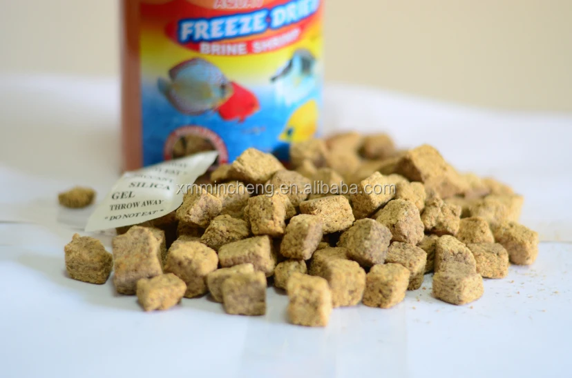Support customized high-nutrient and high-protein freeze-dried brine shrimp for fish