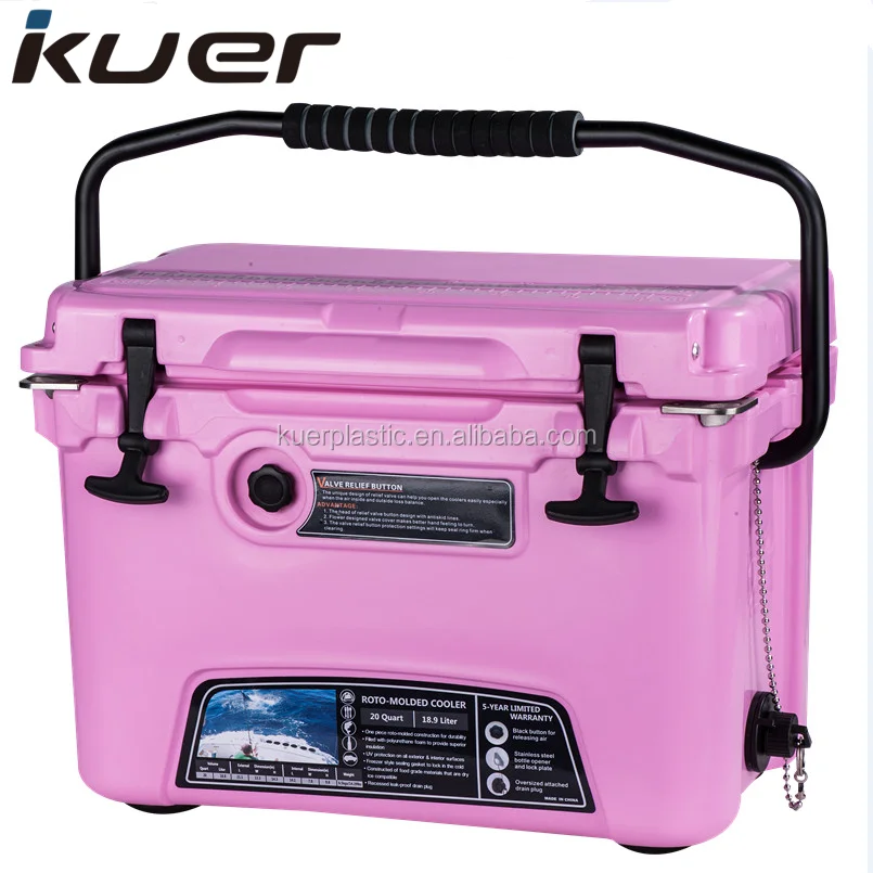 wholesale small rotomolded cooler 20qt, plastic beverage box for food storage