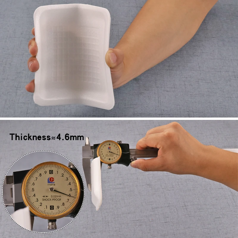 13.5*13.5cm ps material disposable plastic foam tray party snacks foam plate food grade eps material foam tray and for BBQ