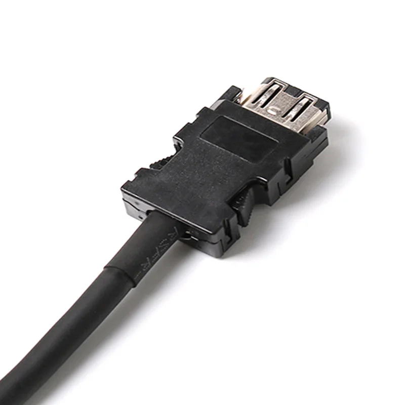 Servo motor low power encoder line high soft encoder tow chain cable for Mitsubishi MR-J3ENCBL5M-A1-L/H