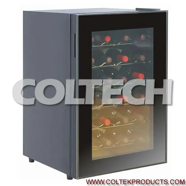 70 Л 28 Бутылки Одной зоны полный стеклянная дверь мини-Термоэлектрический Охладитель Вина