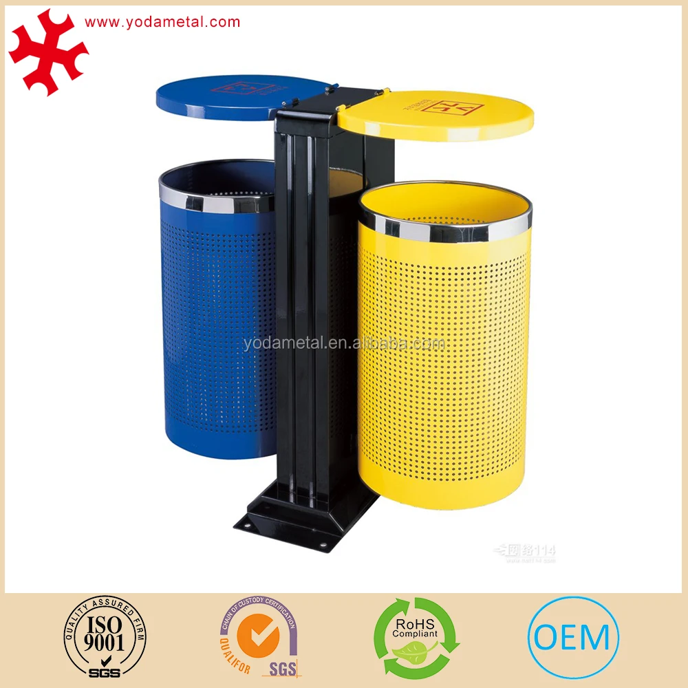 
 Корзина для мусора из нержавеющей стали с цветным рисунком под заказ  