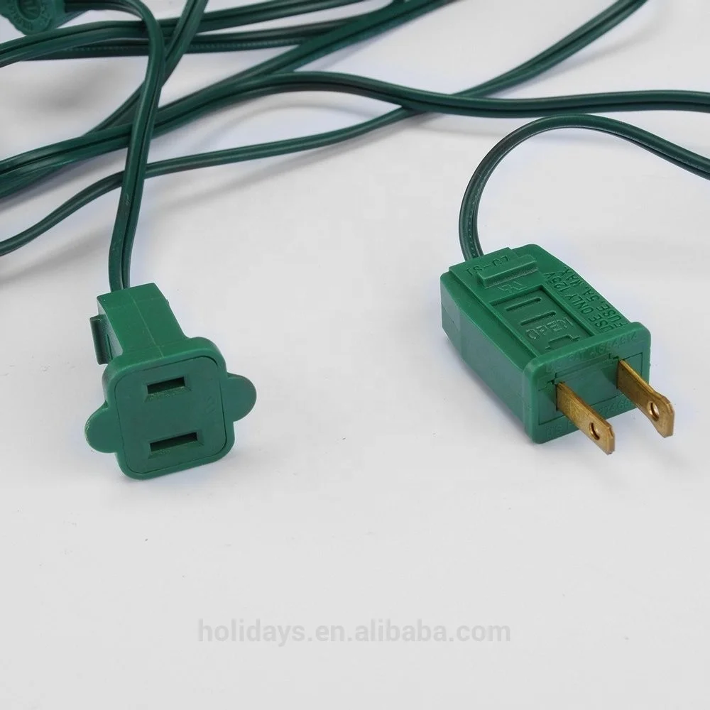 Green 25 Clear Bulbs Commercial Outdoor G40 Globe String Lights