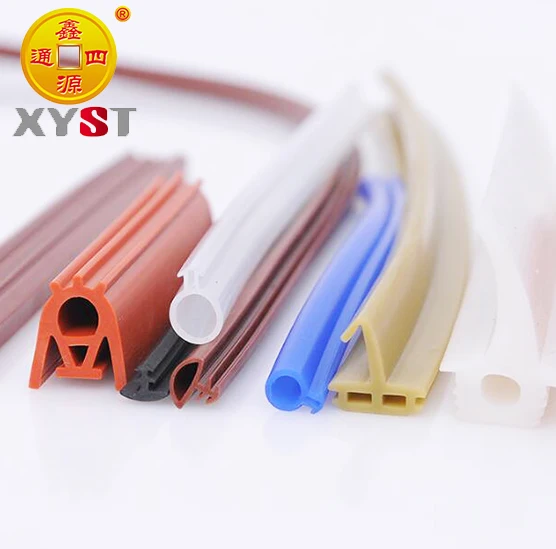 Silicone Profile Extrusion Customized XYST,XYST Cabinet -60°C To+250°c FREE Black/brown/white,grey