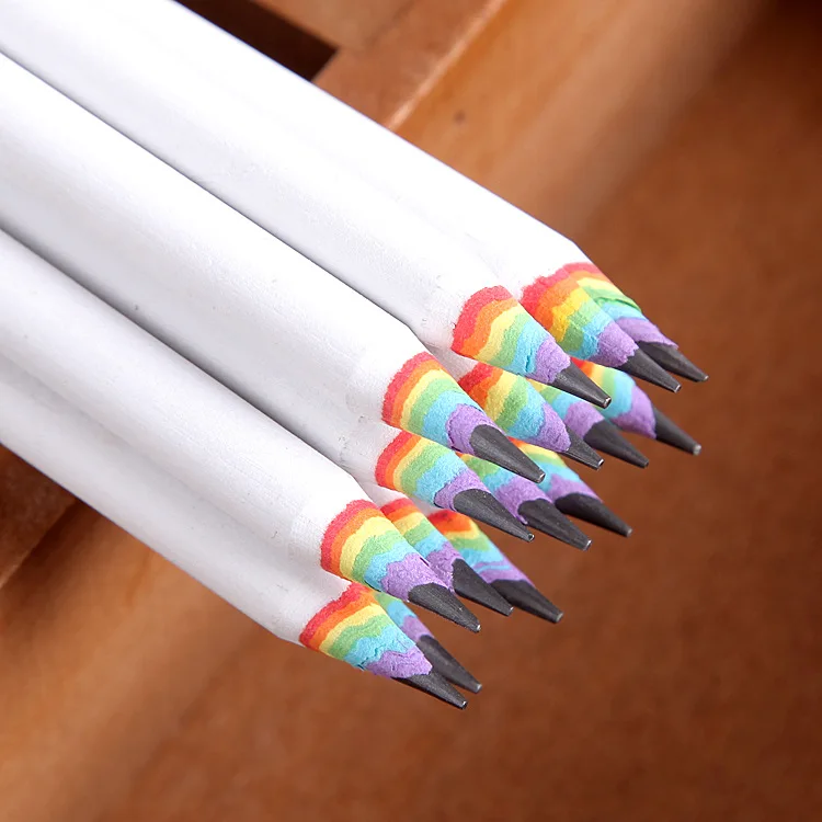 New Eco Friendly Rainbow Newspaper Pencil