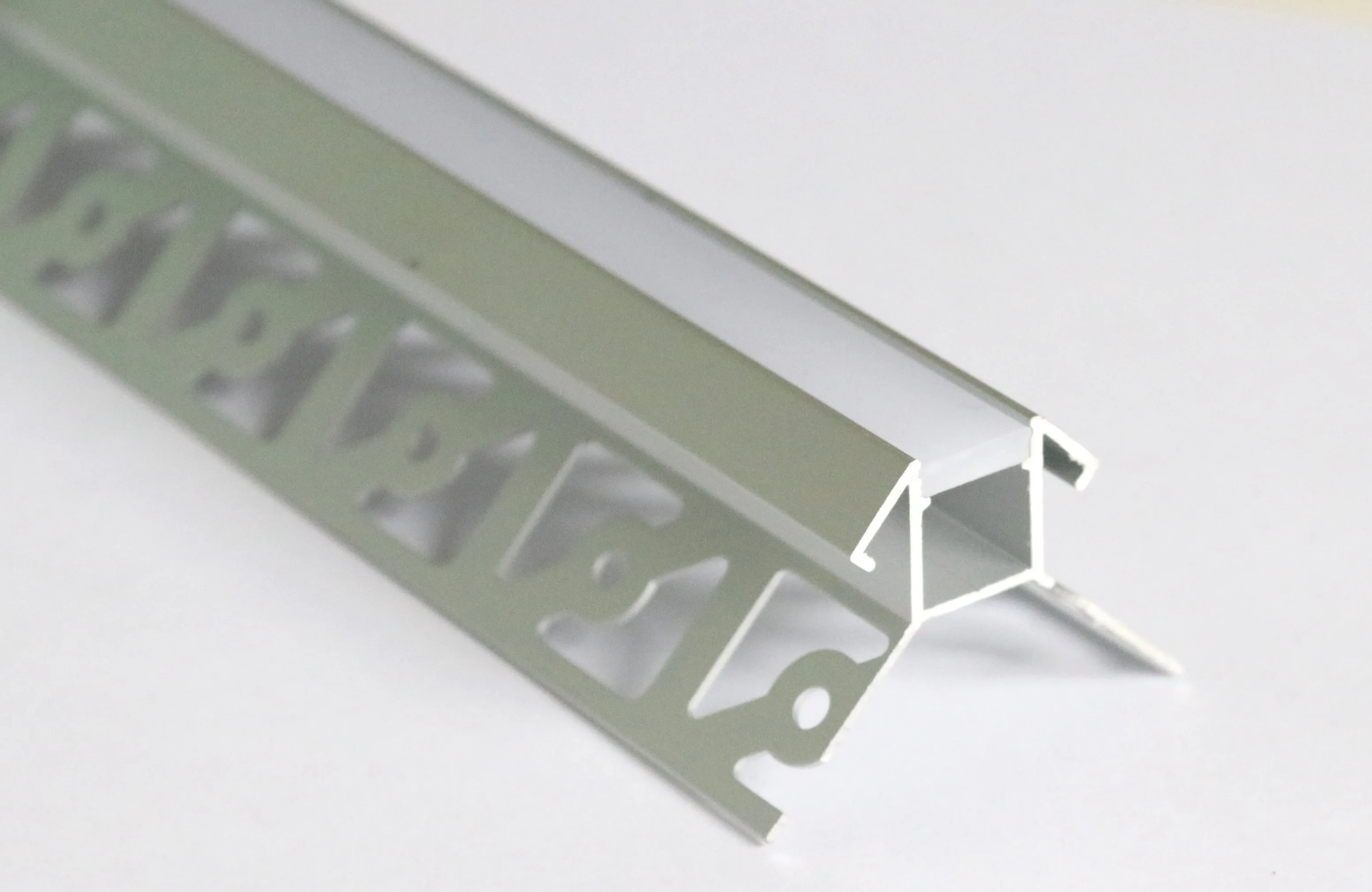 Drywall Series 6063-T5 Aluminum LED Profile with 3825 2835 240leds per meter flexible  strips use for indoor decoration lighting