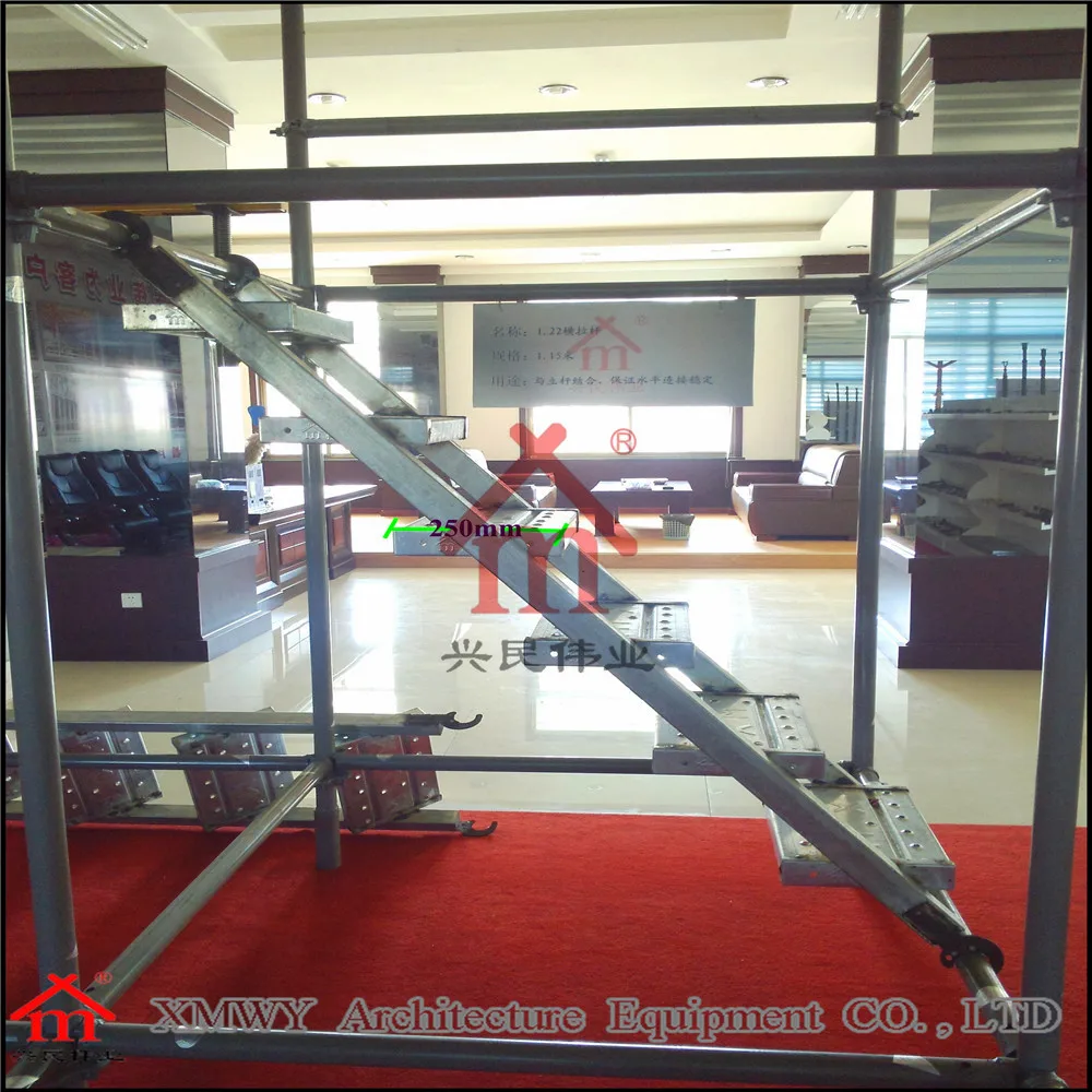 Сопротивление скольжению стали леса плавающий лестницы/восхождение лестницы с крючками
