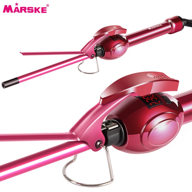 MRASKE  9mm Home Use Electric Iron For Women Ceramic  Long-Lasting Shape Without Collapse Machine Professional LCD Hair Curler