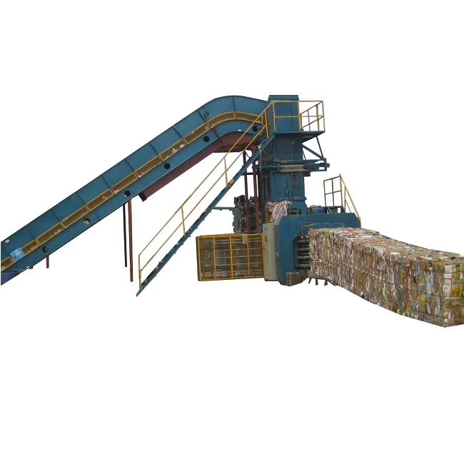 
Used 120T/Day High speed Waste Paper Baler System Machine 