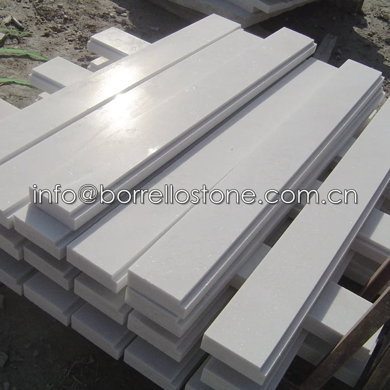 polished Crystal white marble like Carrara white window sill