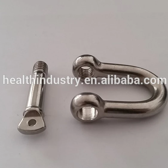 Heavy fastener shackle for outdoor hanging chair, relax cacolet fixings