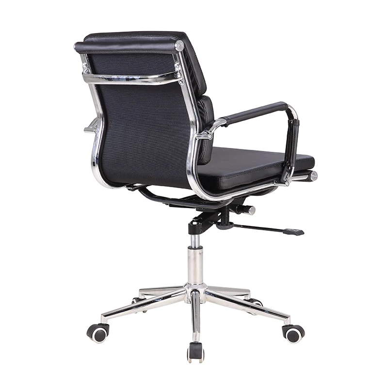 
Good selling elegant low back soft pad swivel ergonomic office computer chair 