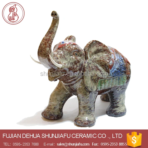 Modern Home Furnishing Animal Ornaments Thailand Elephant Crafts