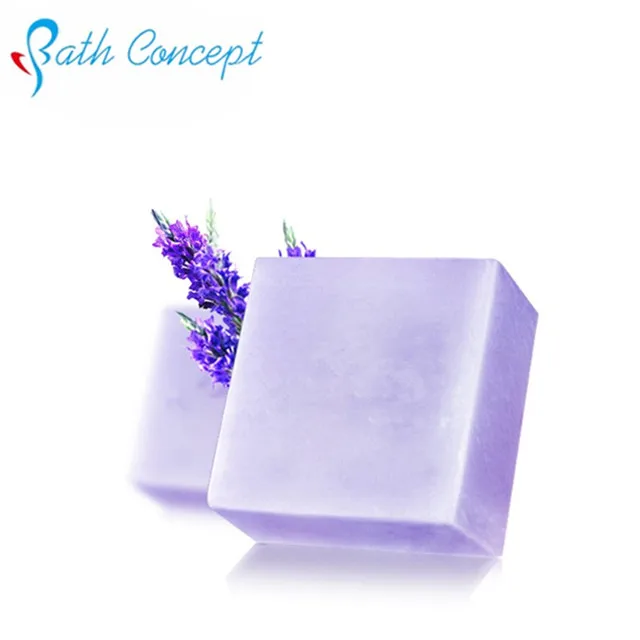 Manufacturers private label  making transparent bath soap hotel special-purpose Natural organic lavender High quality bath soap
