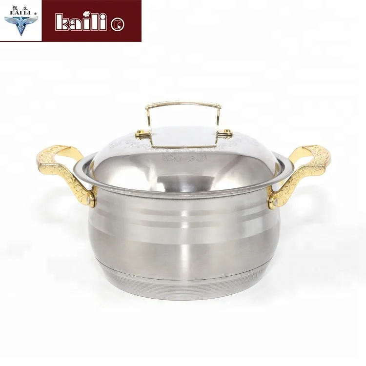 High quality nonstick Silver Color Household Kitchenware Cookware Sets With Pot Cover