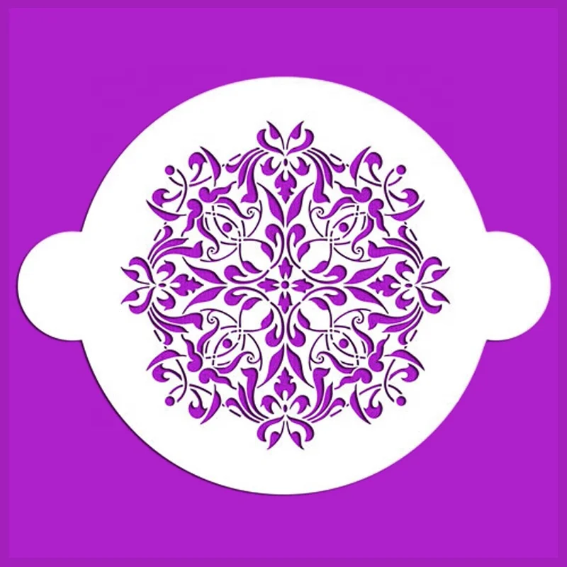 Custom Pattern Designs High Quality Plastic Flower Style Painting Lace Drawing Art Stencil Set