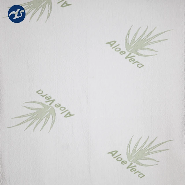 New design aloe fibre mixed knit polyester mattress fabric