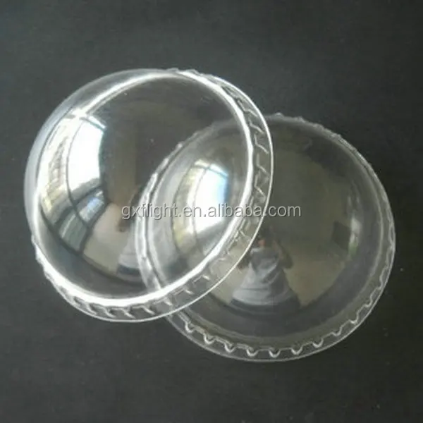 Smoothie Clear Plastic Cup Dome Lid With Hole