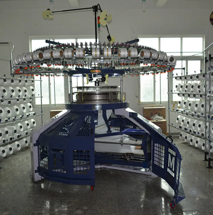 
New model single jersey open-width circular knitting machine 
