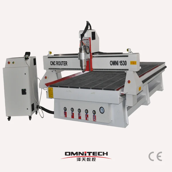 JinanOMNI Woodworking CNC Router with Rotary Axis