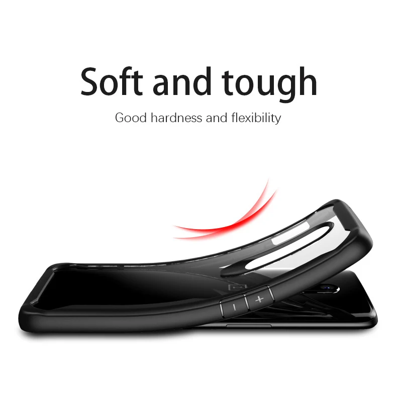 Shockproof Anti Scratch Clear PC Phone case for oneplus 5 5T 6 6T 7 7Pro Back Cover