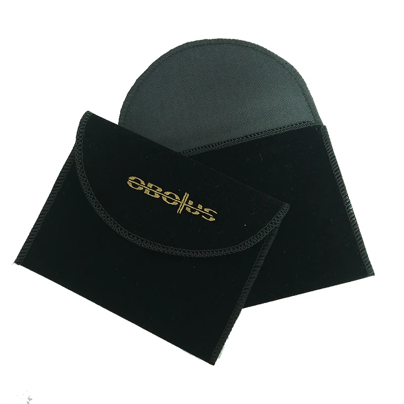 
Custom logo 12x9cm velvet flap cosmetics bags for packaging lipsticks 