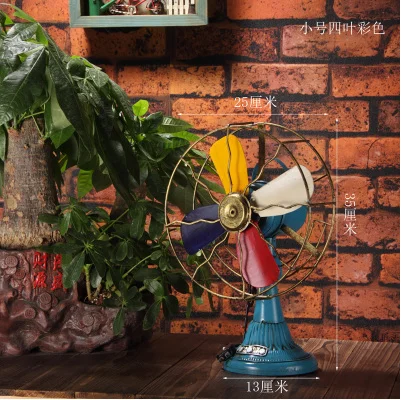 
Model Fan Wholesale Retro Vintage Prop Model Handmade Ornaments Home Decorative Items Crafts 