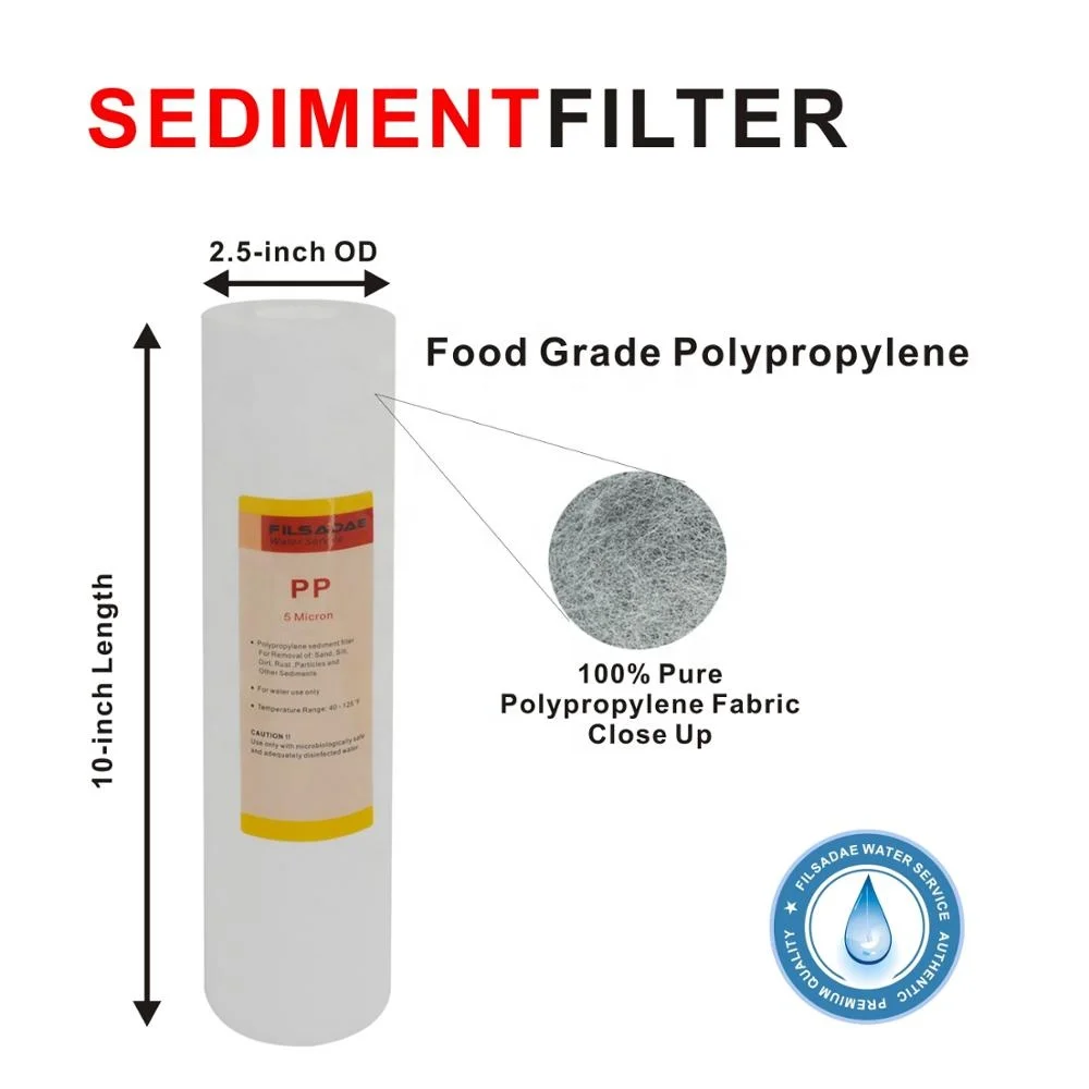 
Reverse Osmosis System Replacement Filter Set 5 stage Filters with 50 GPD RO Membrane Elements 