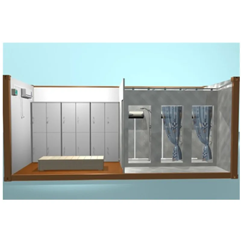 prefab flat pack 10ft 20ft 30ft 40ft movable diy outdoor public mobile portable container toilet shower bathroom