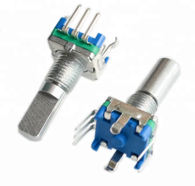 Rotary Encoder Code Switch / EC11 / Acoustic Digital Potentiometer With Switch Five feet long 20MM