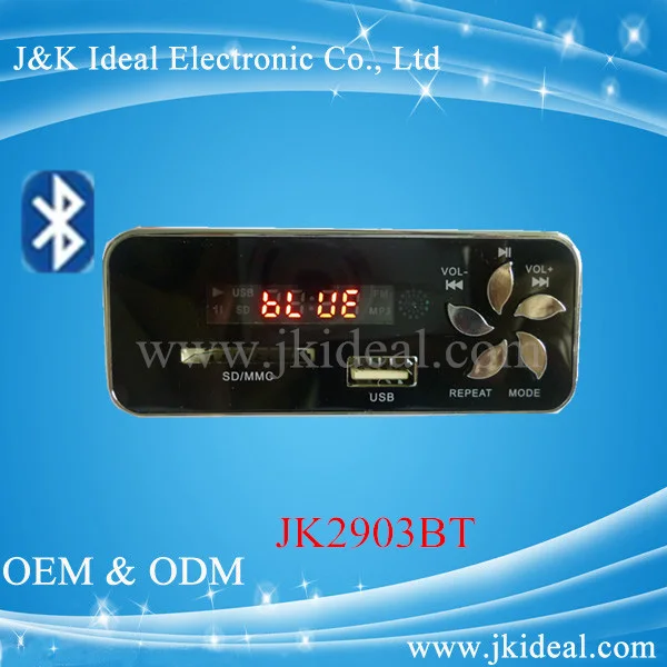 Jk2903bt audio player pcb board with mp3 bluetooth module usb sd card